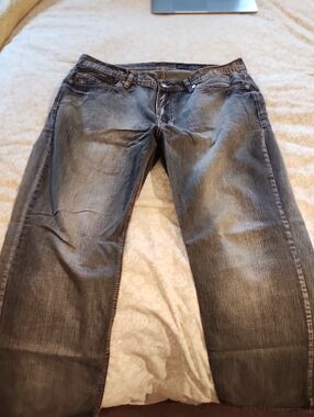 Relaxed Fit Men's Jeans - Gray